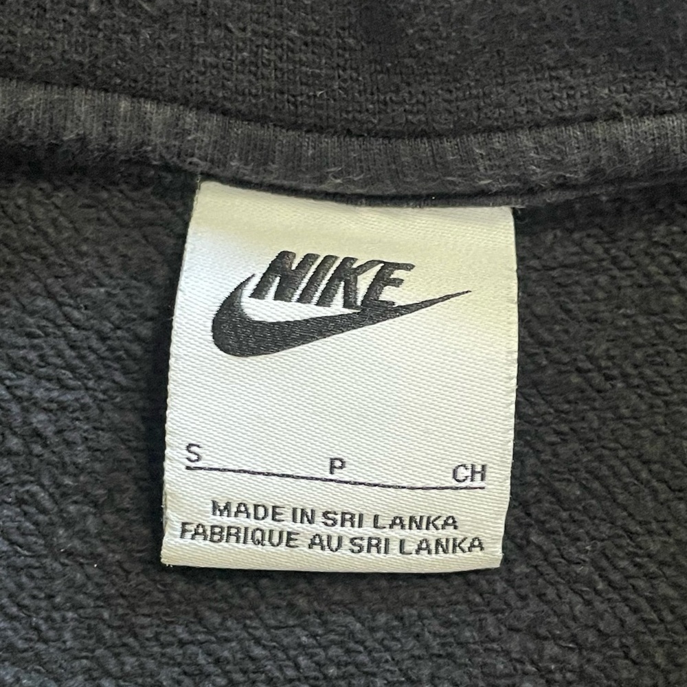 Nike Black Sportswear Club Fleece Unisex Sweatshirt - Picture 8 of 12